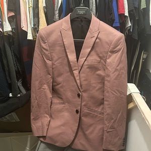 Express mauve pink suit jacket